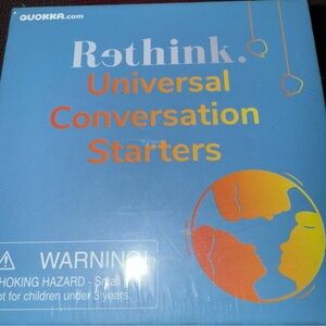 Universal Conversation Starters - Blue and Orange